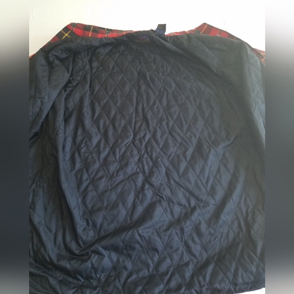 Country Touch Men's Sportswear Shirt Jacket Lined Red Plaid Size Large  16 - Picture 10 of 11